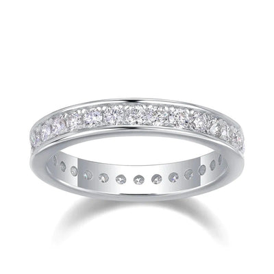 Women's Full Diamond Ring With Shiny Fashion