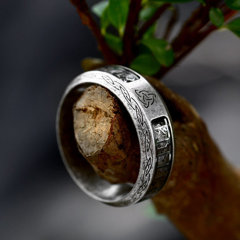 Simple Stainless Steel Old Rings For Men And Women