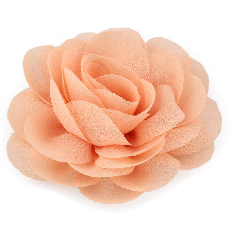 Rose Chiffon Hairpin