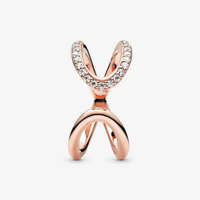 Rose Gold Ring Shiny Daisy Love Heart Set With Beads Opening Black Diamond Crown Noble Charm Ring