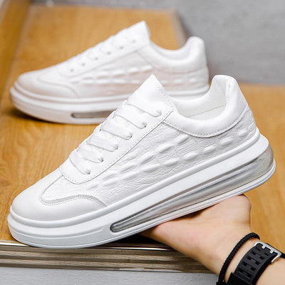 Trendy Leder Herrenschuhe Mode Casual Sneakers