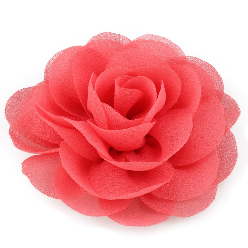 Rose Chiffon Hairpin