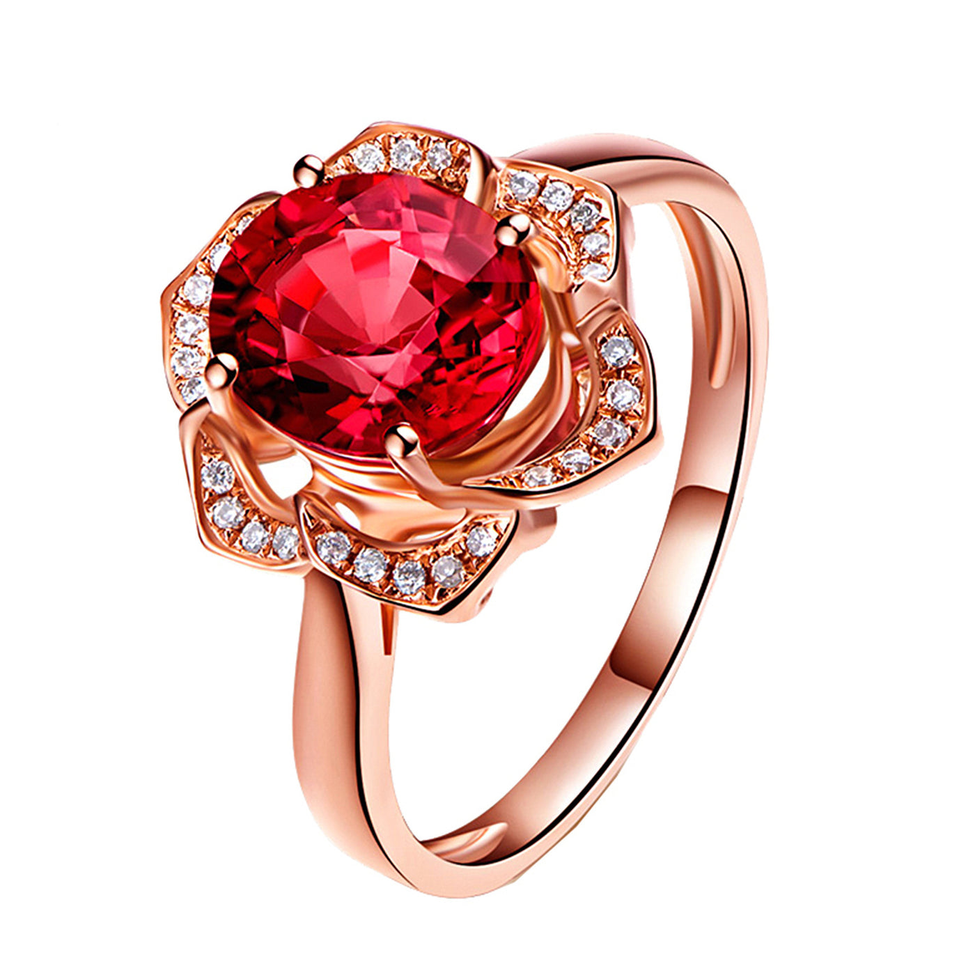 Rose flower ring