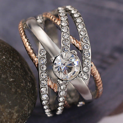 Rose Gold Separated Ring