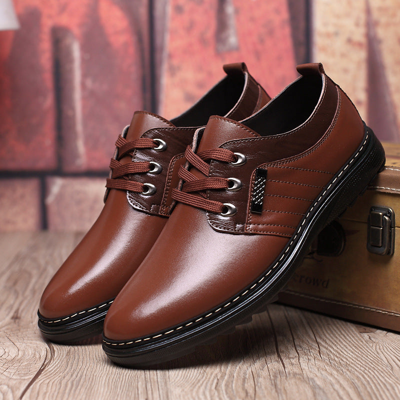 Die neuen Schuhe Schuhe fallen Herren Business Casual Schuhe Männer Schuhe Schuhe runden britischen Papa