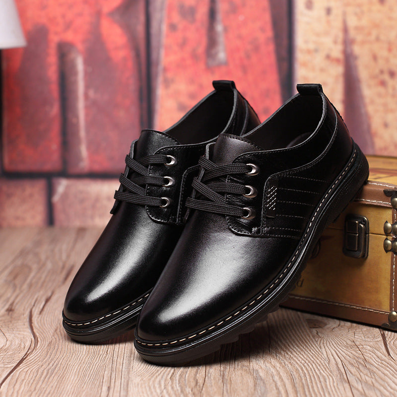 Die neuen Schuhe Schuhe fallen Herren Business Casual Schuhe Männer Schuhe Schuhe runden britischen Papa