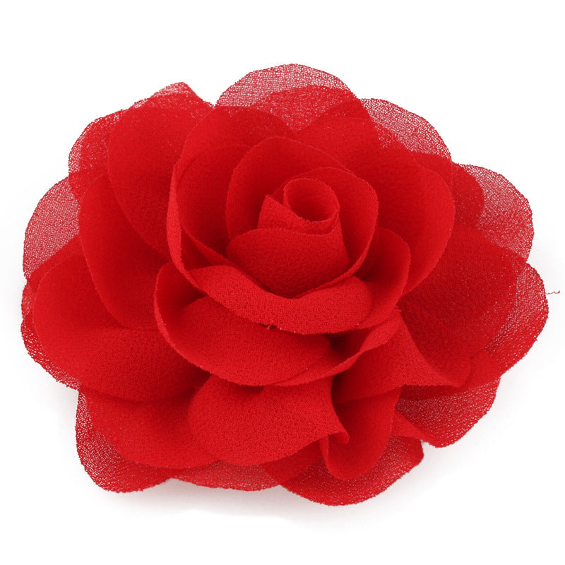 Rose Chiffon Hairpin