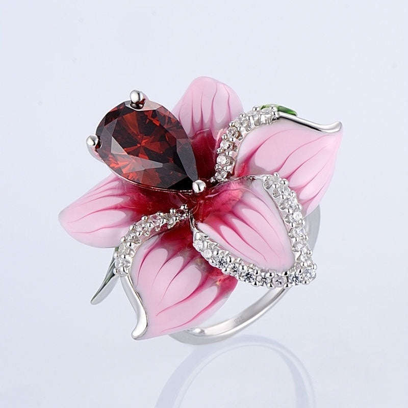 Rose flower ring