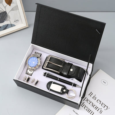 Teacher's Day Men's Gift Suit Quartz Watch Sunglasses Ballpoint Pen Keychain Business Gift Box Suit