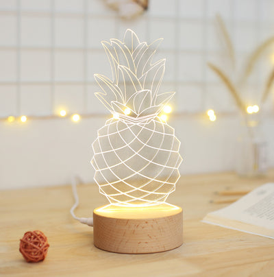 Nachttischlampe Ananas Tischlampe