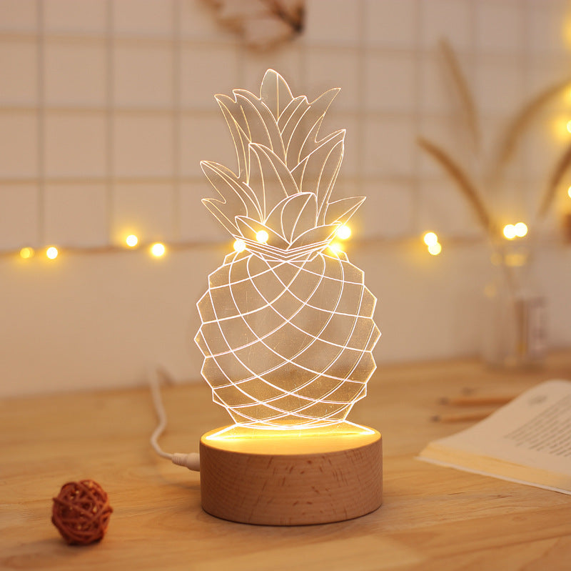 Nachttischlampe Ananas Tischlampe