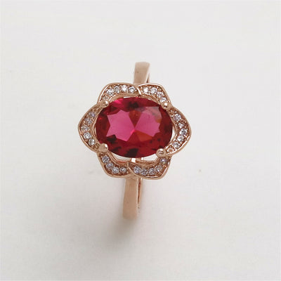 Rose flower ring