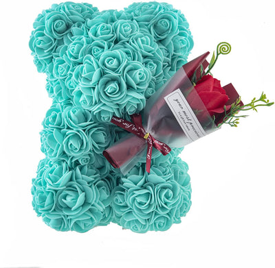 Rose Bear Preserved Fresh Flower Valentine's Day Birthday Gift