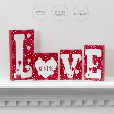 Valentine's Day Wooden Craftwork Decoration LOVE Decorations