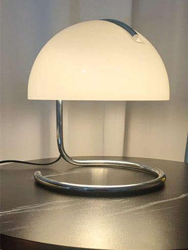 Lampe de table rétro en métal pour chambre à coucher, lampe de chevet, lampe champignon