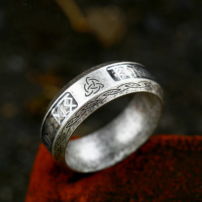 Simple Stainless Steel Old Rings For Men And Women