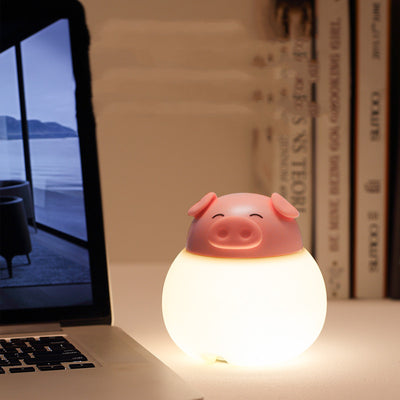 Schwein Silikon Pat Lampe Schlafzimmer Tischlampe Nachttischlampe