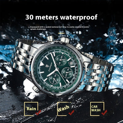 Men's Watch Waterproof Luminous Calendar Multi-function Timing