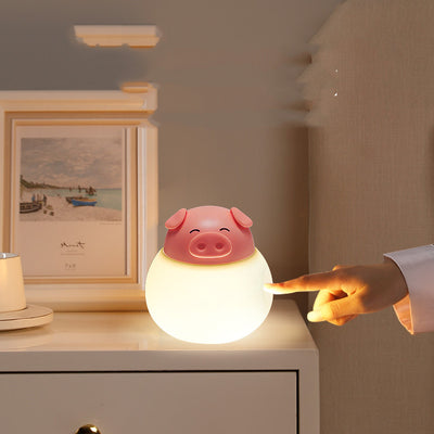 Schwein Silikon Pat Lampe Schlafzimmer Tischlampe Nachttischlampe