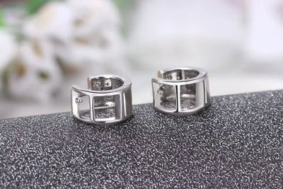 Heißer Verkauf 925 Silber Nadel Ohrringe Micro Intarsien AAA Reihe CZ Zirkon Stud Ohrringe für Frauen Schmuck Geschenk Pendientes Großhandel 